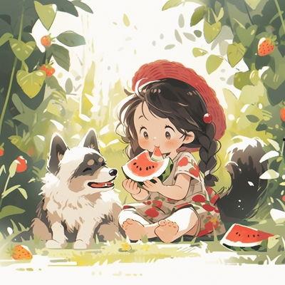 日本人视频吃瓜头像动漫,揭秘日本网红吃瓜头像背后的故事